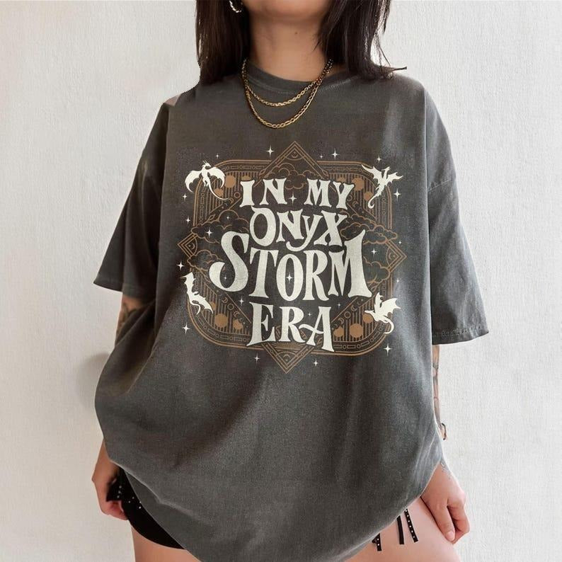 Onyx Storm Comfort Colors Shirt, Fourth Wing Merch, Basgiath War College TShirt, Dragon Lover Shirt, Fourth Wing Xaden...