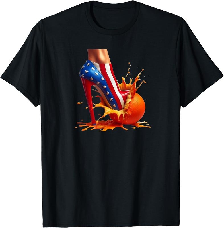 Orange High Heel Crush! T-Shirt | Unisex Cotton Tee Gift Hoodie, Sweatshirt | TeeBloomCo.com