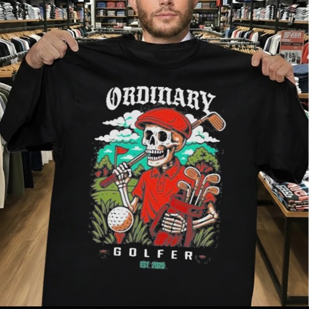 Ordinary Golfer Skeleton Caddy Shirt