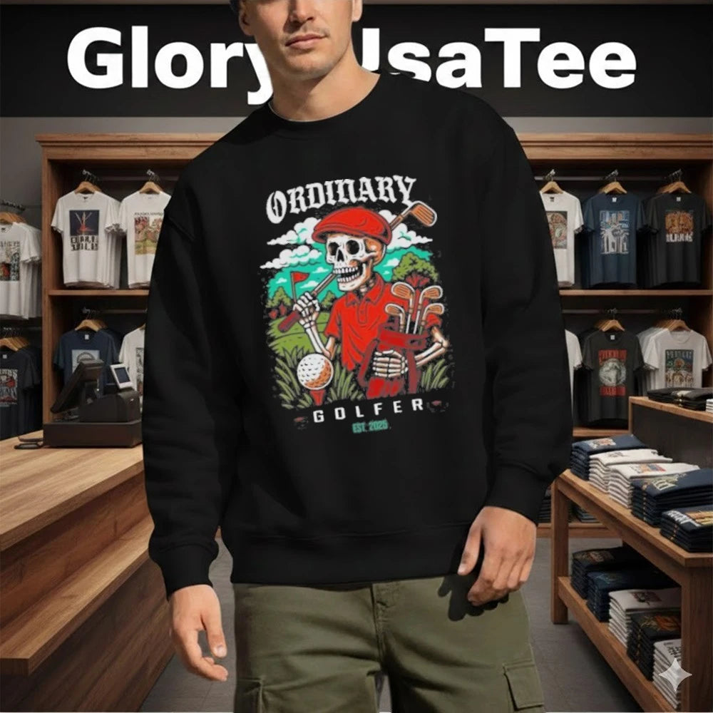 Ordinary Golfer Skeleton Caddy Shirt