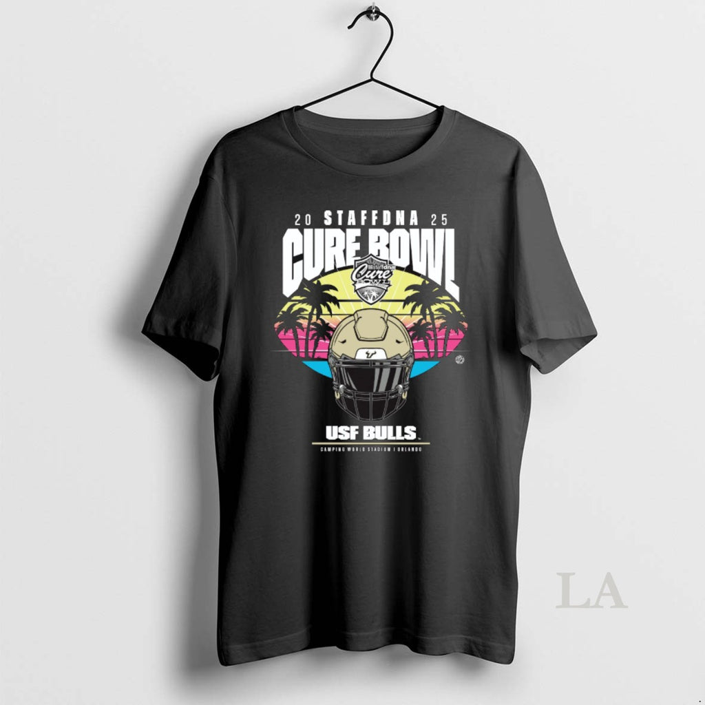 Original 2025 Staffdna Cure Bowl Usf Bulls Camping World Stadium Orlando T-Shirts, Hoodie, Sweatshirt | TeeBloomCo.com