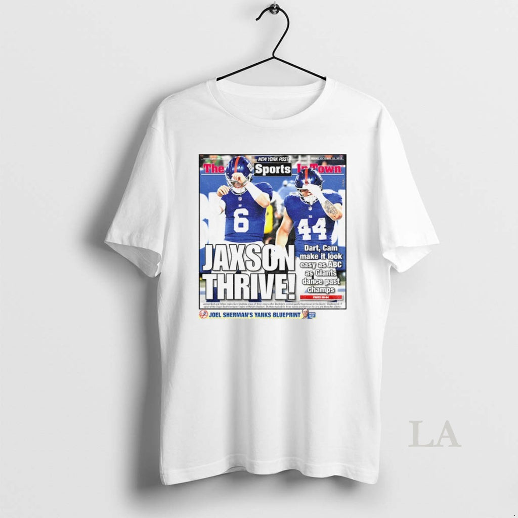 Original Cam Skattebo The Sports In Town Jaxsoc Thrive New York Giants
