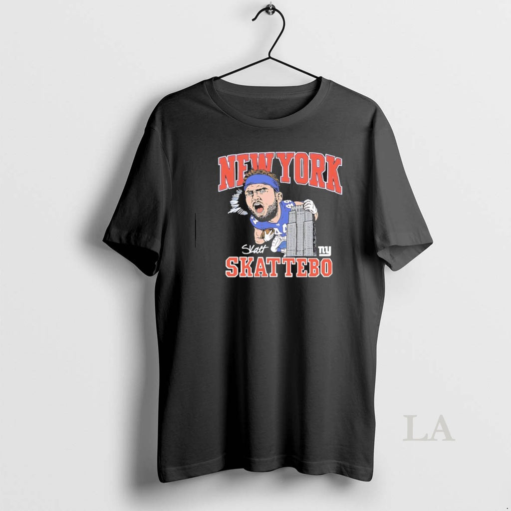 Original Cam Skattebo Scream New York Giants Caricature