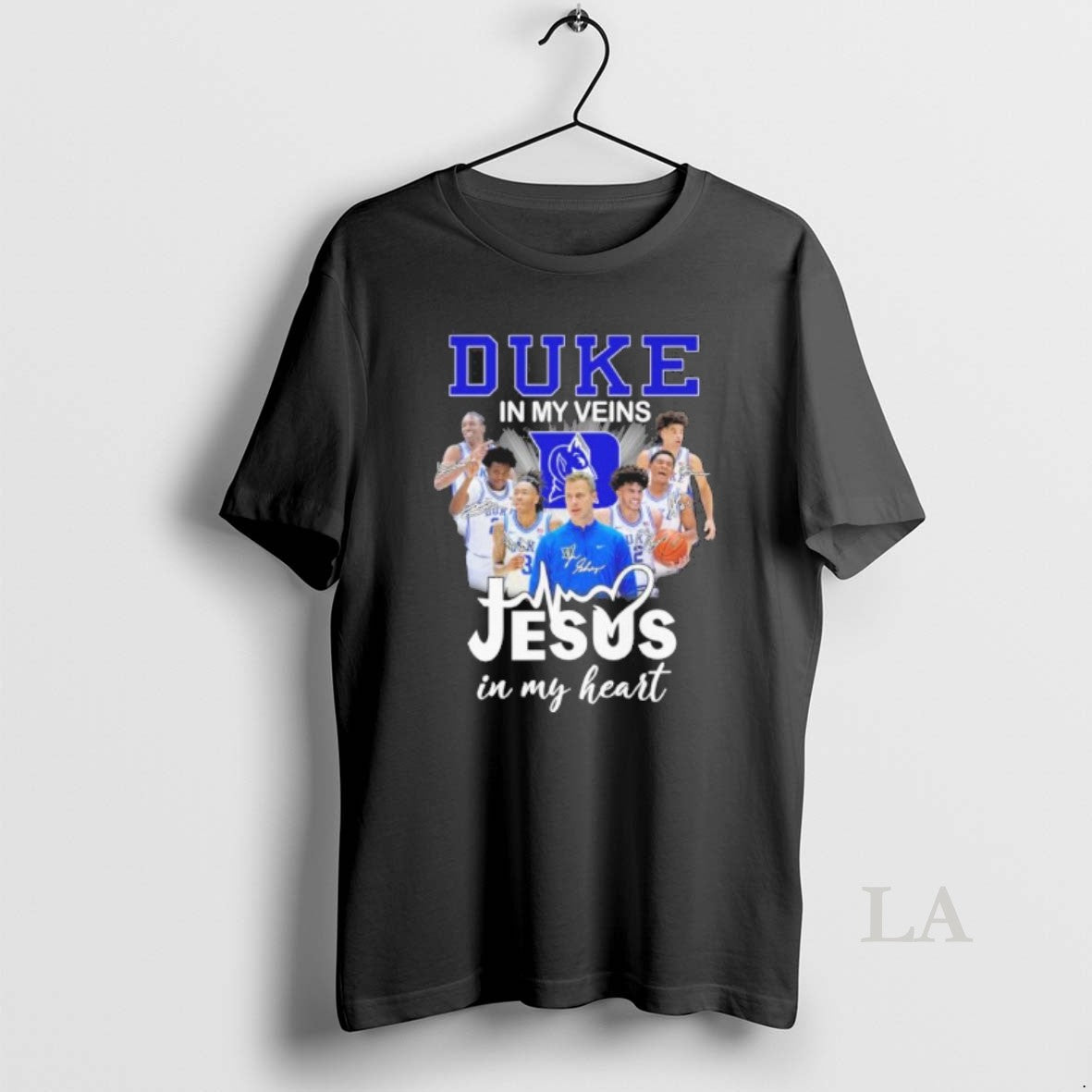 Original Duke Mens Basketball In My Veins Jesus In My Heart T-Shirts, Hoodie, Sweatshirt | TeeBloomCo.com