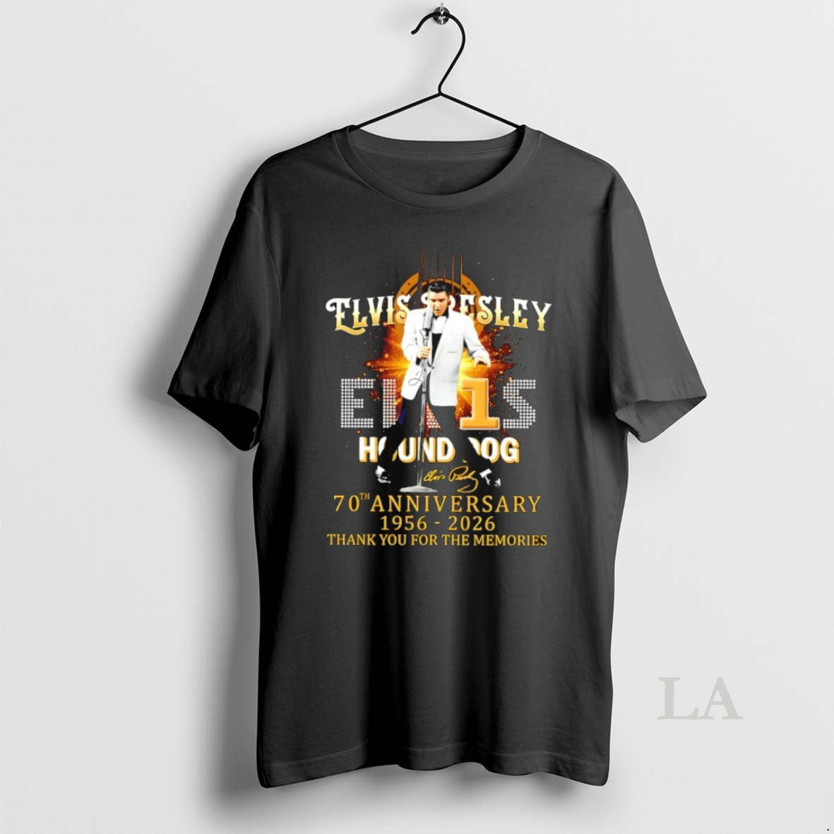 Original Elvis Presley 70 Years Of Hound Dog 1956 2026 Thank You For The Memories T-Shirts, Hoodie, Sweatshirt
