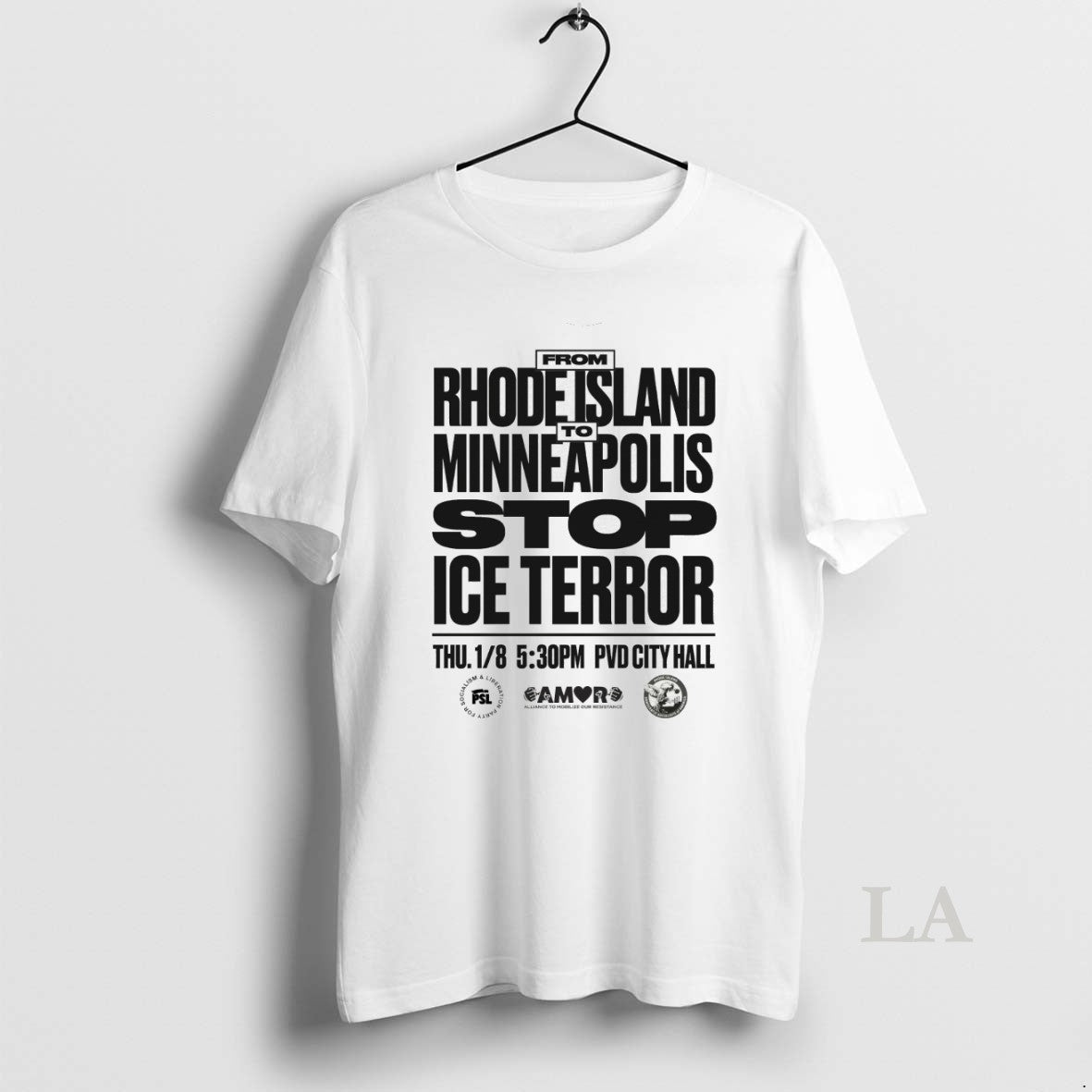 Original From Rhode Island Minneapolis Stop Ice Terror Pvd City Hall T-Shirts, Hoodie, Sweatshirt | TeeBloomCo.com