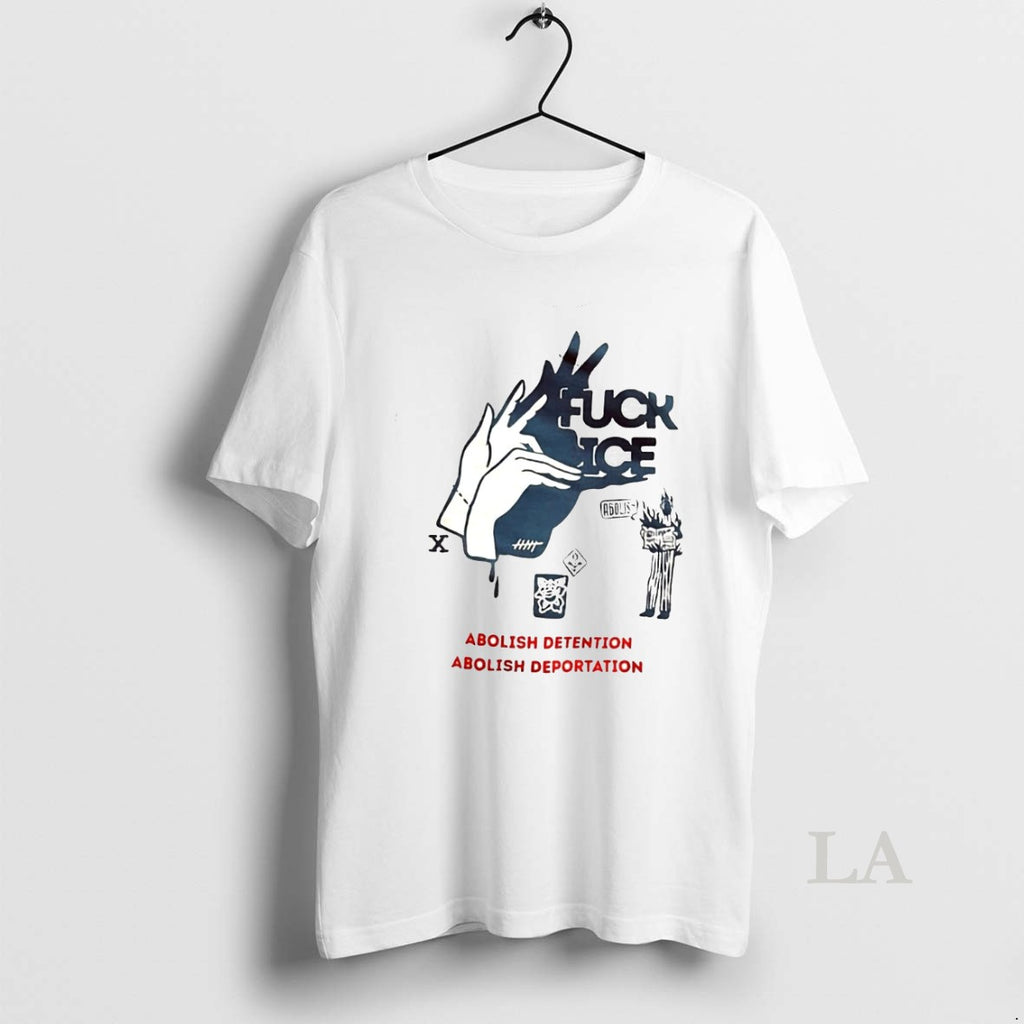 Original Fuck Ice Abolish Detention Abolish Deportation And T-Shirts, Hoodie, Sweatshirt | TeeBloomCo.com