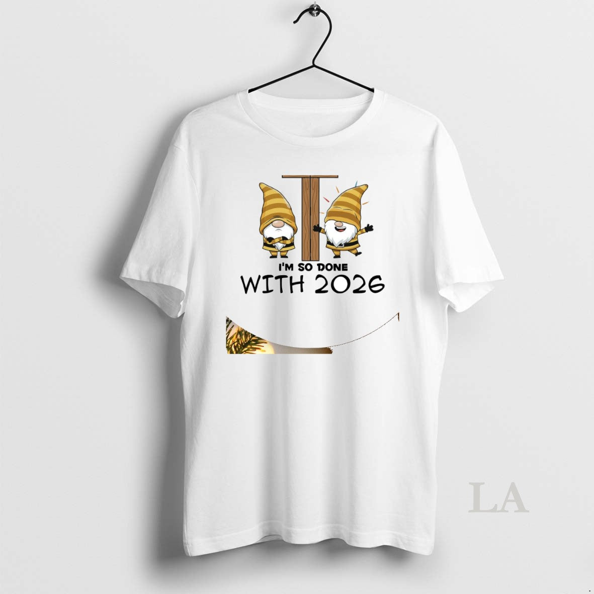 Original Gnome Cant Wait For 2027 Im So Done With 2026 Circle T-Shirts, Hoodie, Sweatshirt | TeeBloomCo.com