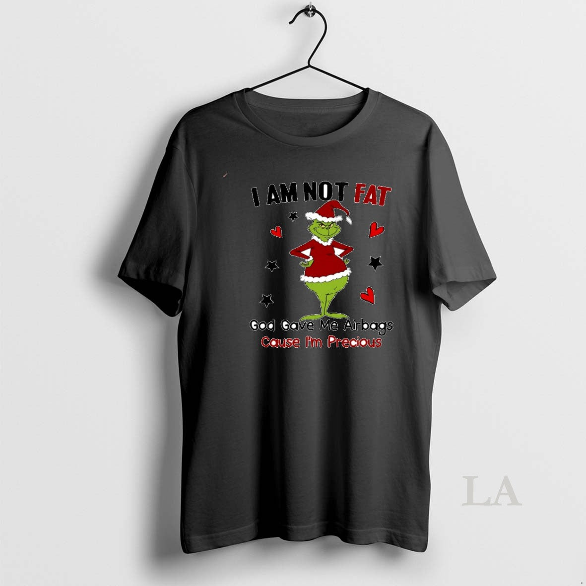 Original Grinch I Am Not Fat God Gave Me Airbags Cause Im Precious Circle T-Shirts, Hoodie, Sweatshirt | TeeBloomCo.com