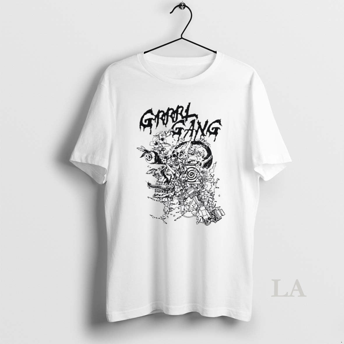 Original Grrrl Gang X Behelit Press Electric Bloom Indie T-Shirts, Hoodie, Sweatshirt | TeeBloomCo.com
