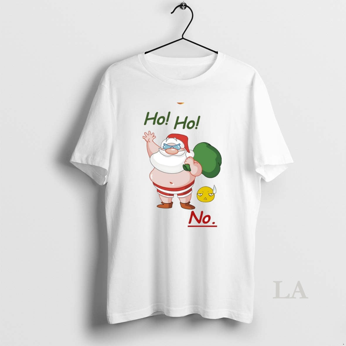 Original Ho Ho No Santa Christmas Circle T-Shirts, Hoodie, Sweatshirt | TeeBloomCo.com