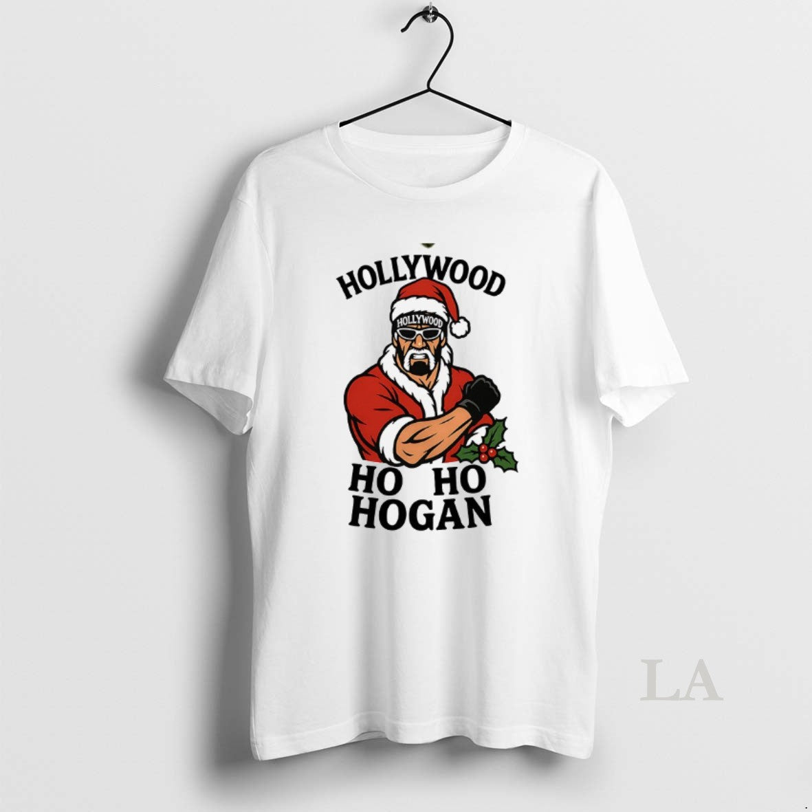 Original Hollywood Ho Ho Hogan Christmas T-Shirts, Hoodie, Sweatshirt | TeeBloomCo.com