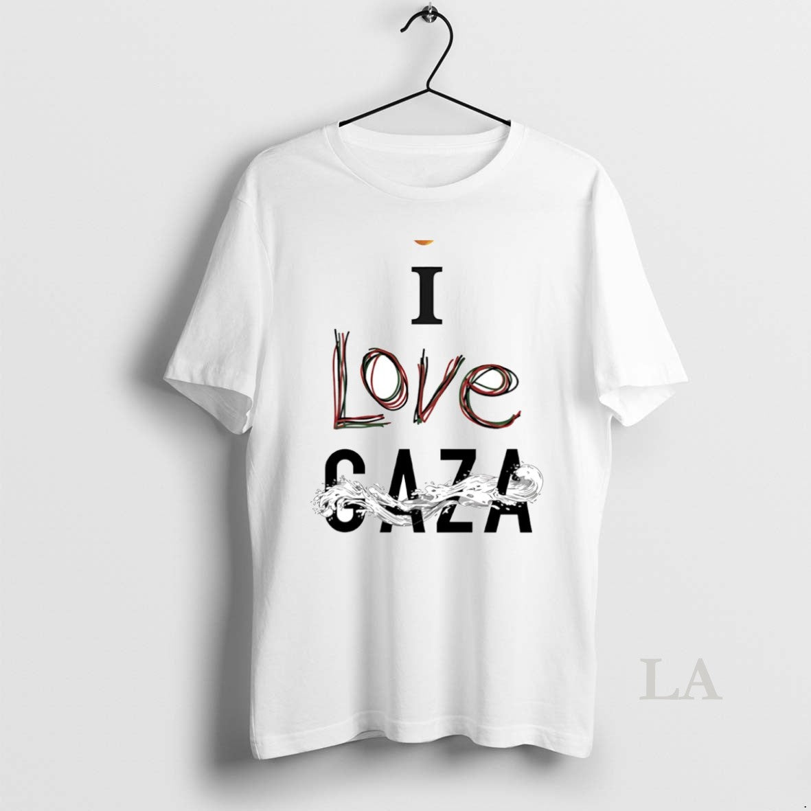 Original I Love Gaza Circle T-Shirts, Hoodie, Sweatshirt | TeeBloomCo.com