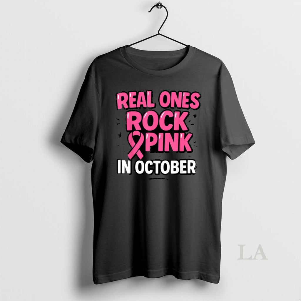 Original In October We Wear Pink Breast Cancer