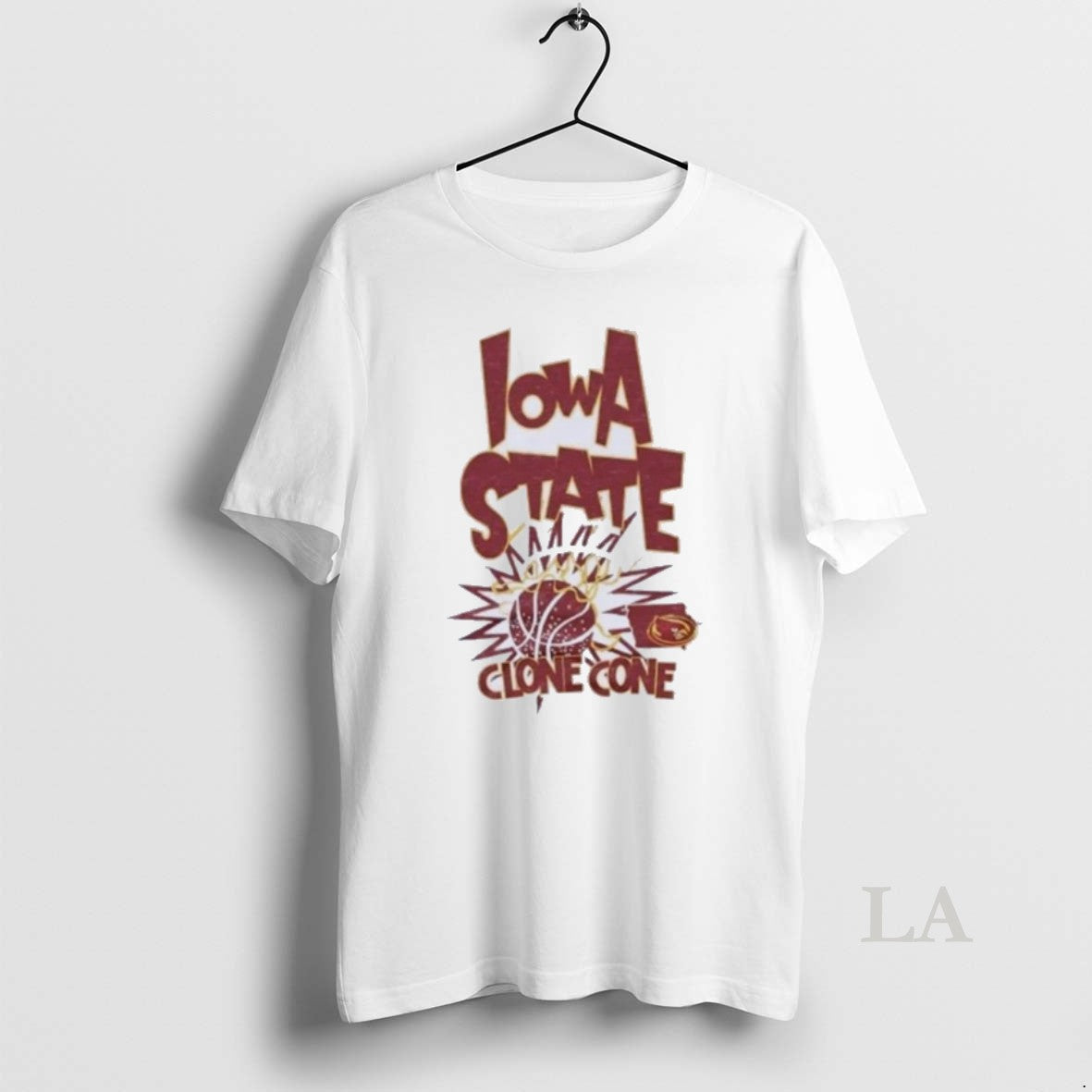 Original Iowa State Basketball Slam Clone Cone T-Shirts, Hoodie, Sweatshirt | TeeBloomCo.com