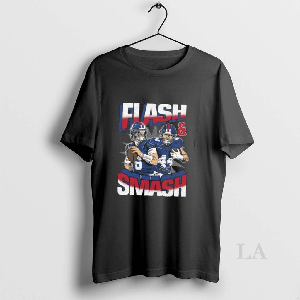Original Jaxson Dart And Cam Skattebo Flash And Smash New York Giants 2025