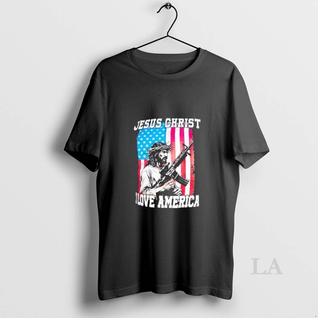 Original Jesus Christ I Love America T-Shirts, Hoodie, Sweatshirt | TeeBloomCo.com
