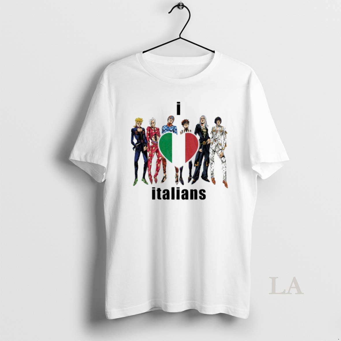 Original Jojos Bizarre Adventure I Love Italians T-Shirts, Hoodie, Sweatshirt | TeeBloomCo.com