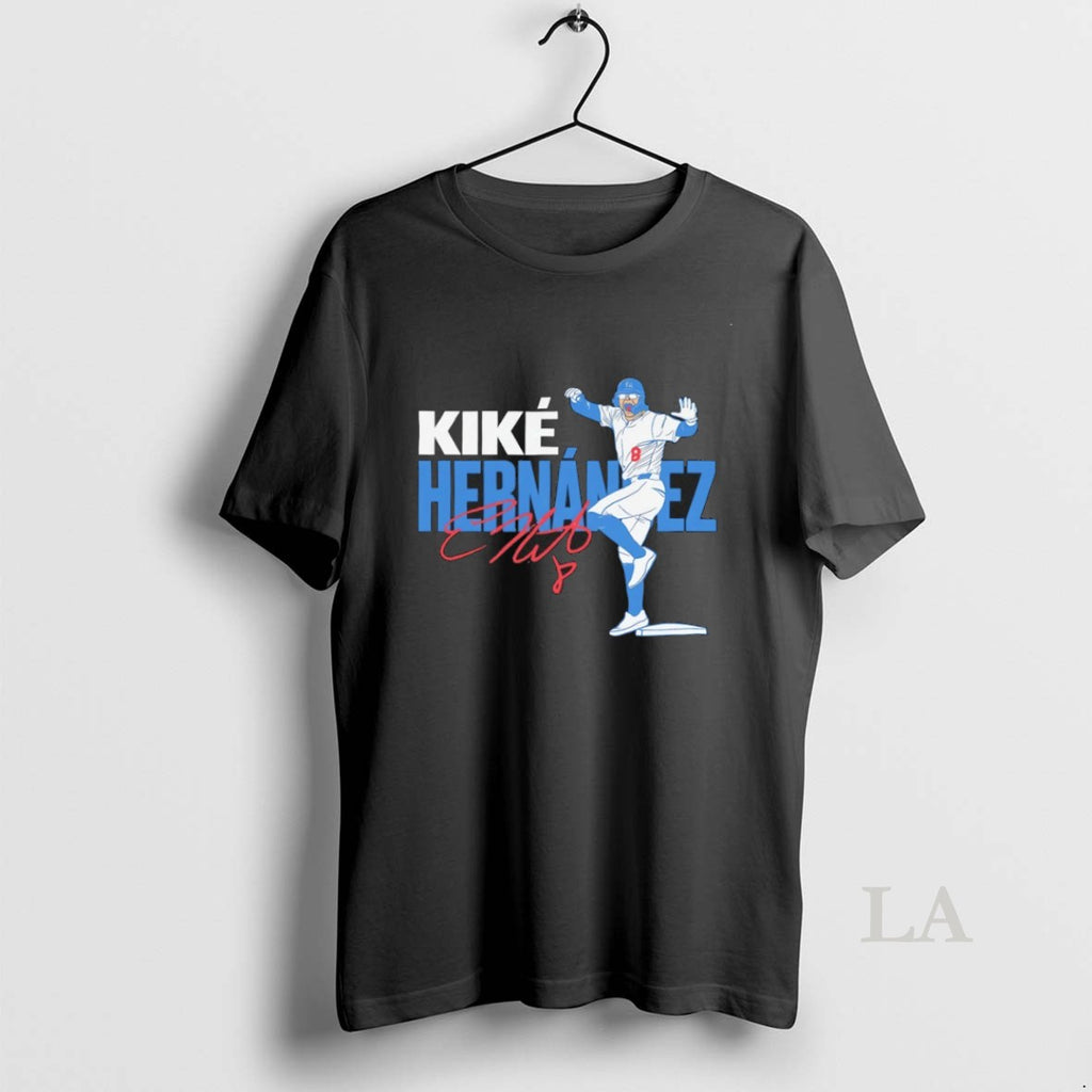 Original Kike Hernandez Los Angeles Dodgers Signature Anime