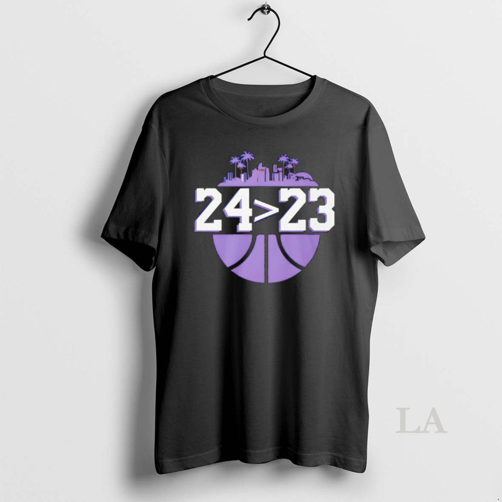 Original Los Angeles Lakers Basketball 24 23 City Skyline T-Shirts, Hoodie, Sweatshirt | TeeBloomCo.com