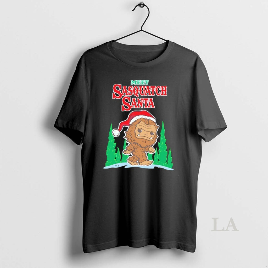 Original Meet Sasquatch Santa T-Shirts, Hoodie, Sweatshirt | TeeBloomCo.com