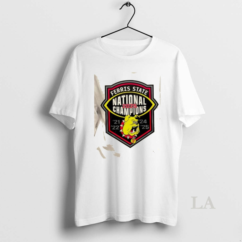 Original Ncaa Division Ii Champions Ferris State Bulldogs 2 Sided T-Shirts, Hoodie, Sweatshirt | TeeBloomCo.com