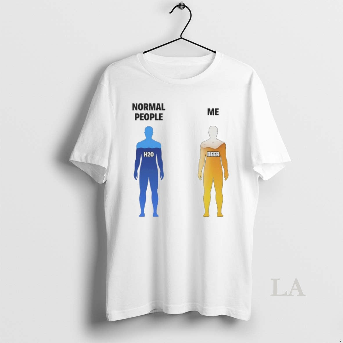Original Normal People H2o Vs Me Beer T-Shirts, Hoodie, Sweatshirt | TeeBloomCo.com