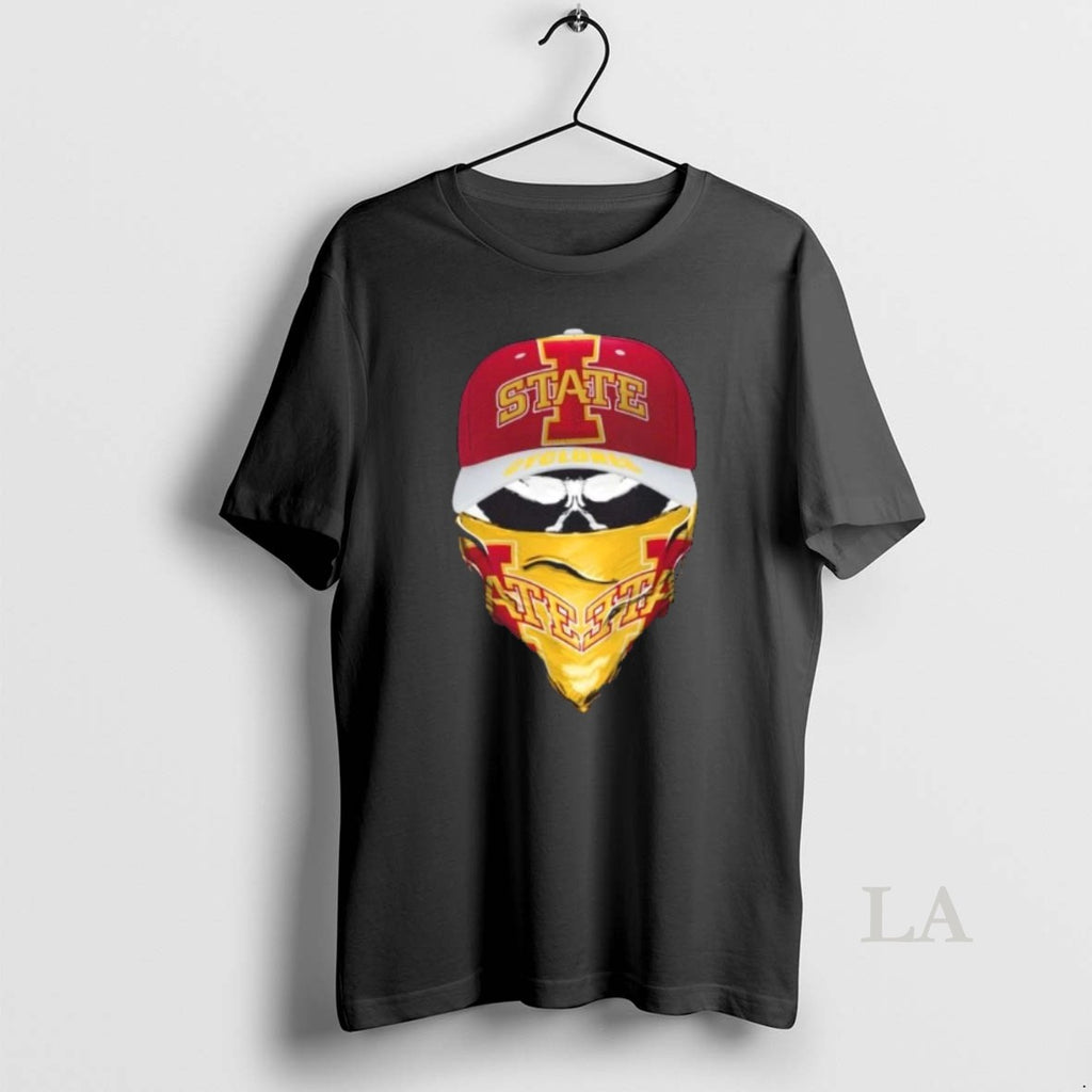 Original Outlaw Skull Gang Wearing A Cap X Iowa State Cyclones T-Shirts, Hoodie, Sweatshirt | TeeBloomCo.com