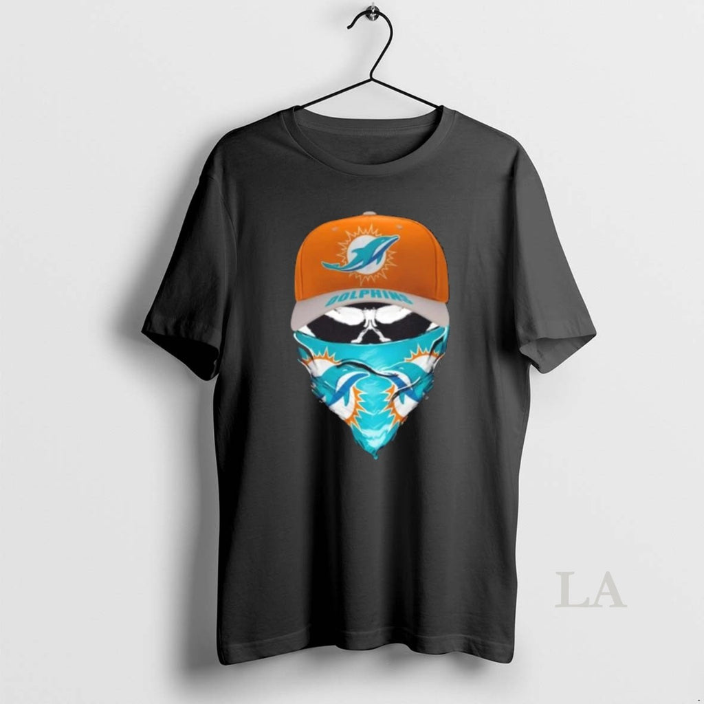 Original Outlaw Skull Gang Wearing A Cap X Miami Dolphins T-Shirts, Hoodie, Sweatshirt | TeeBloomCo.com