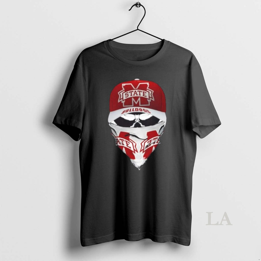Original Outlaw Skull Gang Wearing A Cap X Mississippi State Bulldogs T-Shirts, Hoodie, Sweatshirt | TeeBloomCo.com