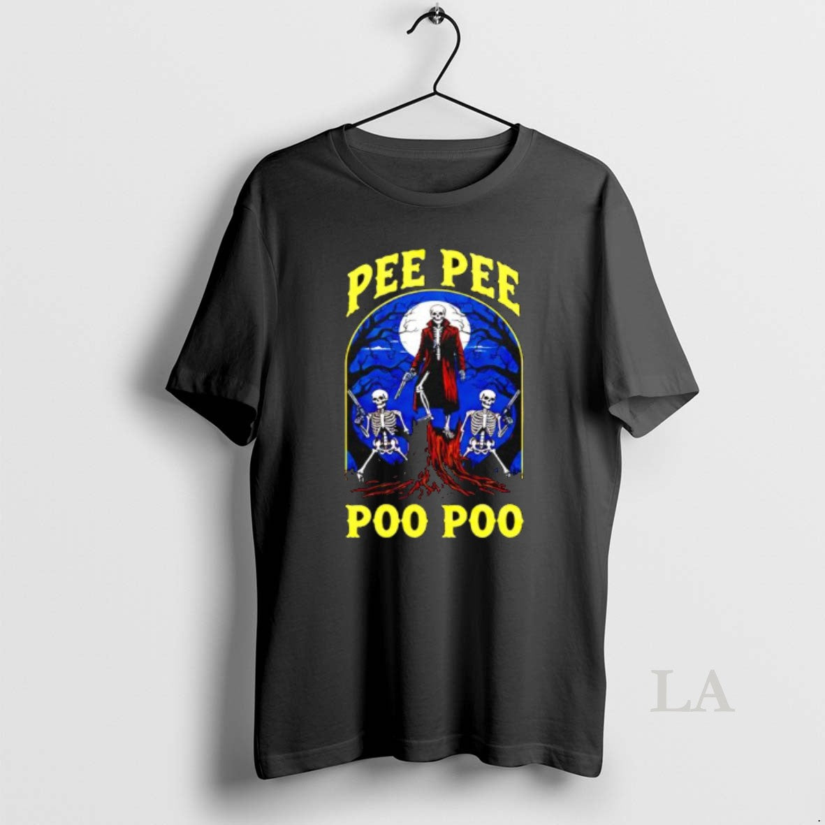 Original Pee Pee Poo Poo Skeleton Graphic T-Shirts, Hoodie, Sweatshirt | TeeBloomCo.com