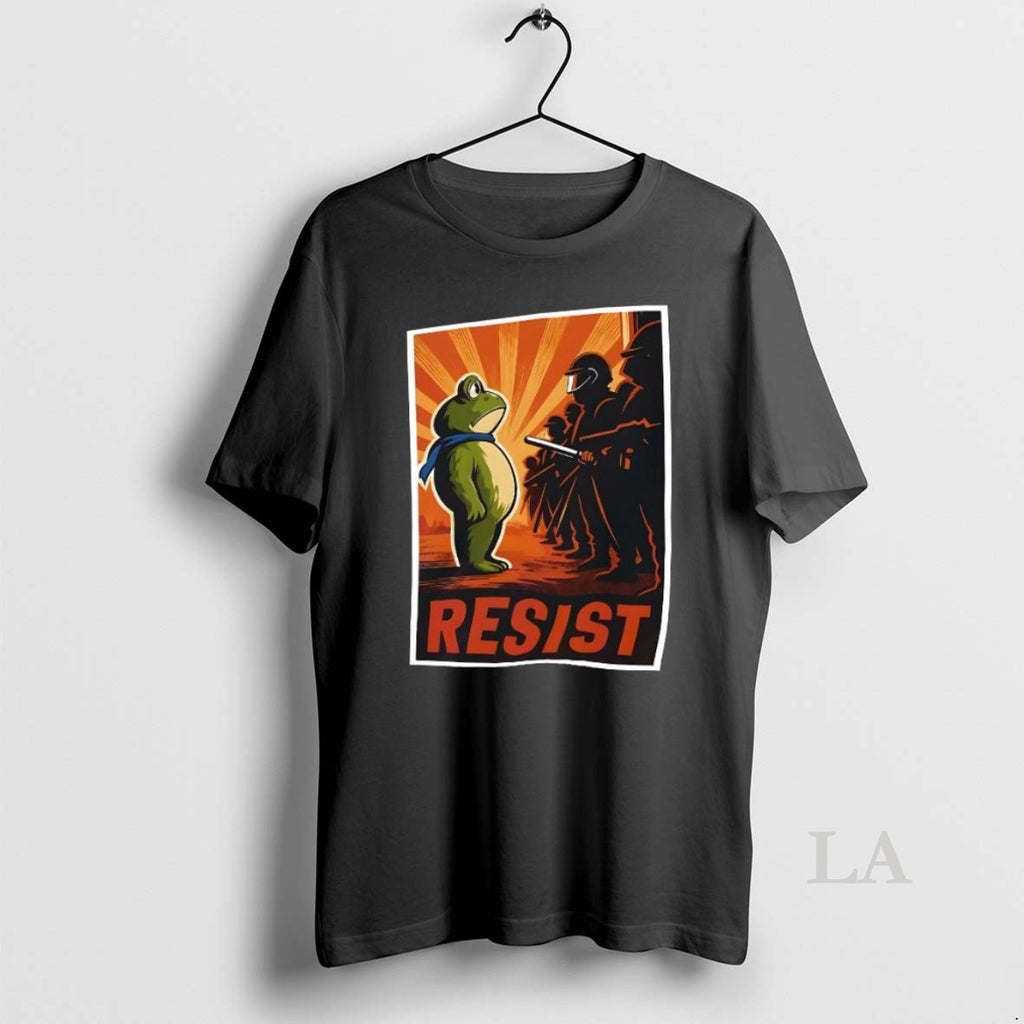 Original Portland Frog Protest Resist