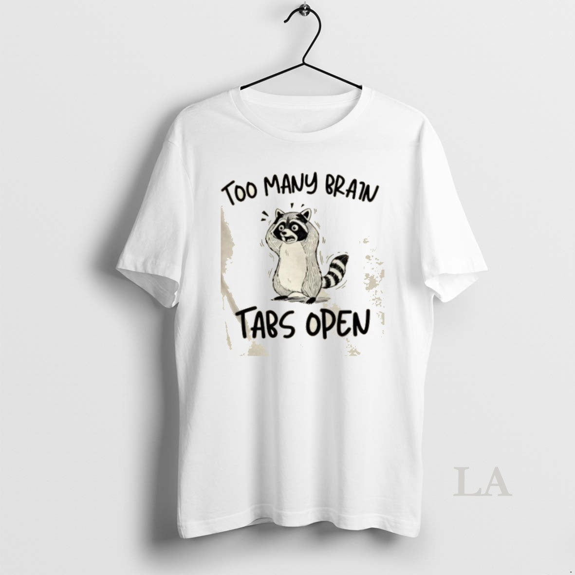 Original Raccoon Too Many Brain Tabs Open