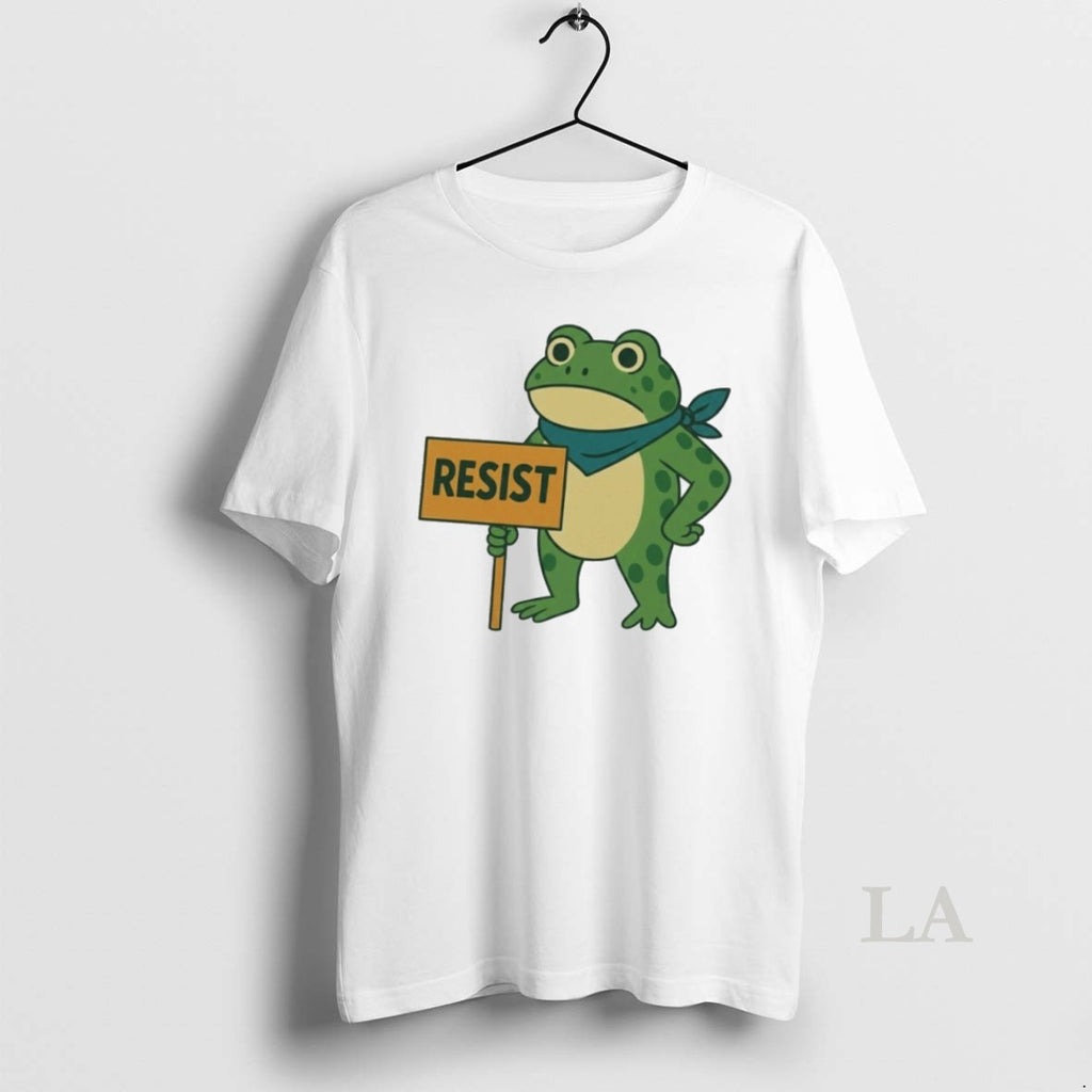 Original Resist Portland Frog Protest Resistance Anti Ice Anti Trump