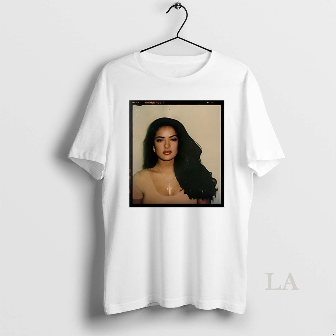 Original Salma Hayek Casting Polaroid Image Retro Tim Tren Google T-Shirts, Hoodie, Sweatshirt | TeeBloomCo.com