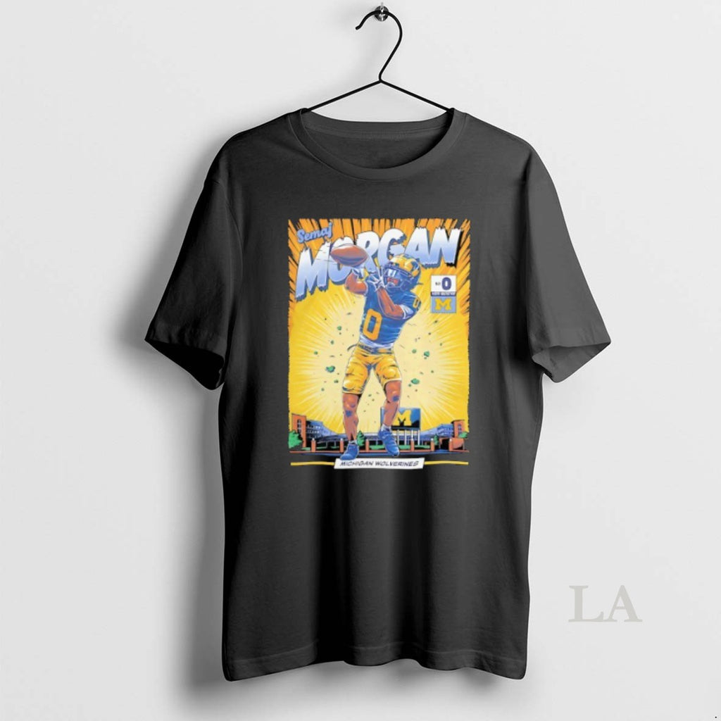 Original Semaj Morgan Michigan Wolverines Football Ncaa