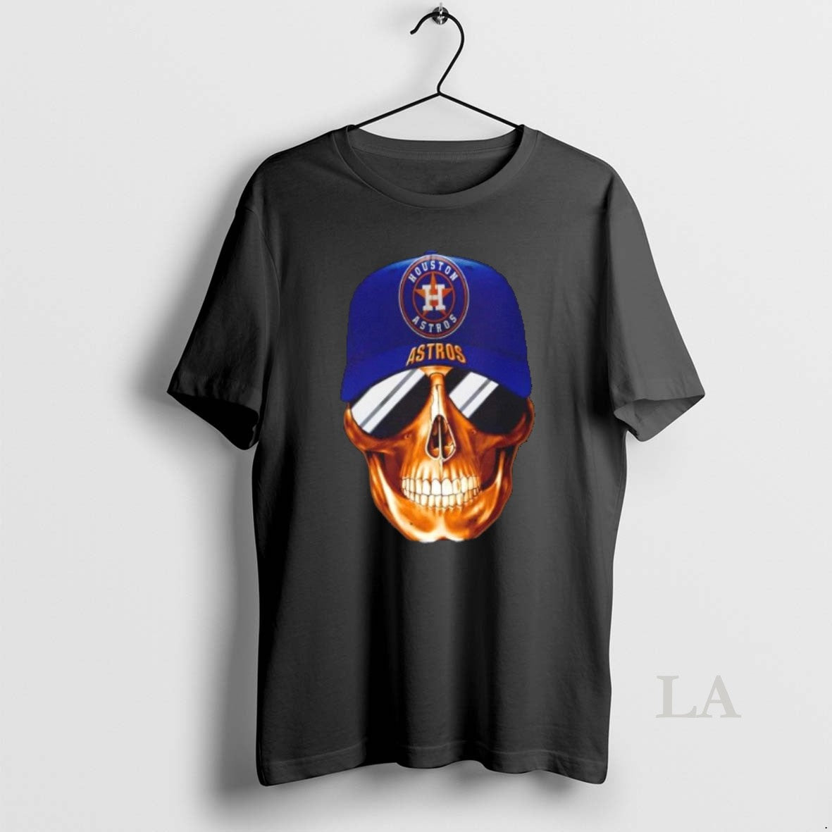 Original Skull Wearing A Cap Houston Astros And Smiling With Fans T-Shirts, Hoodie, Sweatshirt | TeeBloomCo.com
