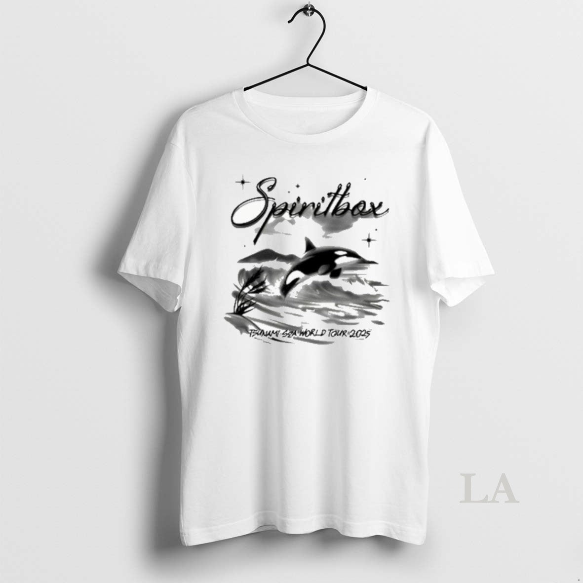 Original Spiritbox Tsunami Sea World Tour 2025 Airbrush Orca T-Shirts, Hoodie, Sweatshirt | TeeBloomCo.com