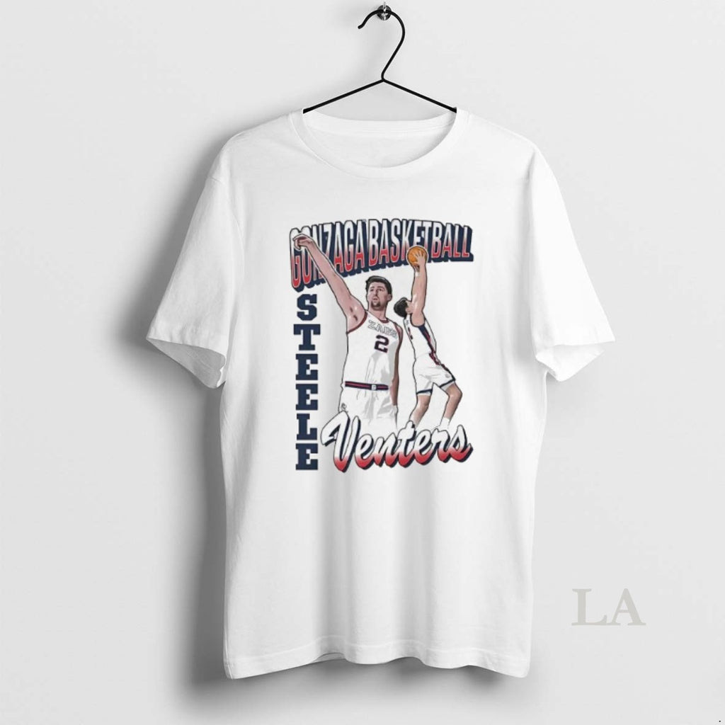 Original Steele Venters Cartoon Gonzaga Bulldogs T-Shirts, Hoodie, Sweatshirt | TeeBloomCo.com