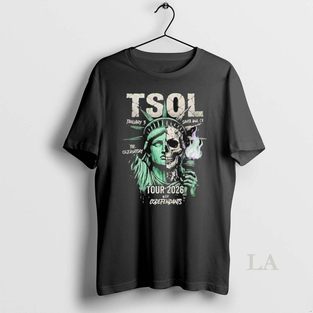 Original Tsol Tour 2026 At The Observatory Santa Ana California On January 3 Liberty Statue T-Shirts, Hoodie, Sweatshirt
