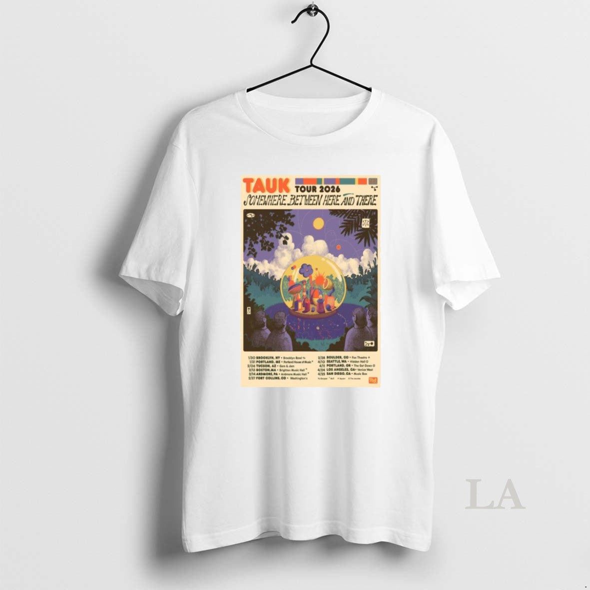 Original Tauk Somewhere Between Here And There Tour 2026 T-Shirts, Hoodie, Sweatshirt | TeeBloomCo.com
