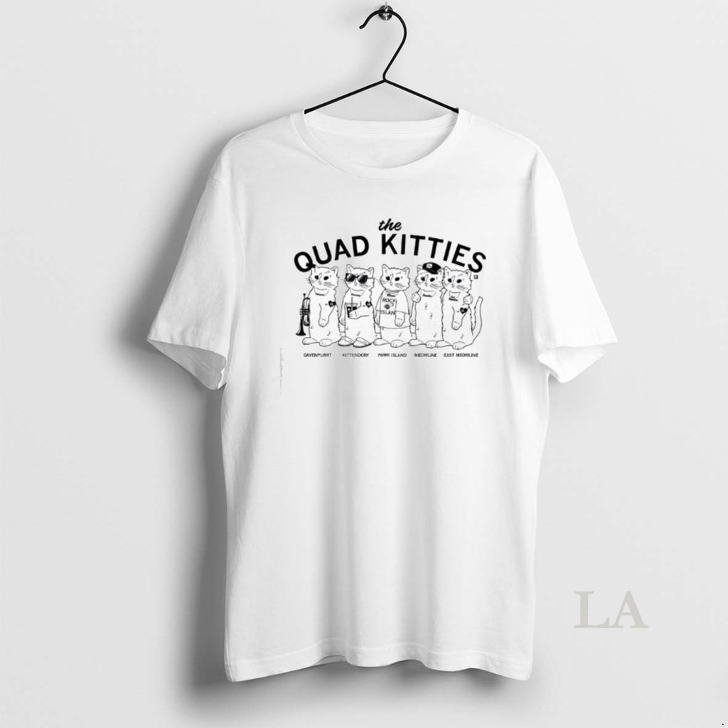Original The Quad Kitties Davenpurrt Kittendorf Pawk Island Meowline East Meowline T-Shirts, Hoodie, Sweatshirt