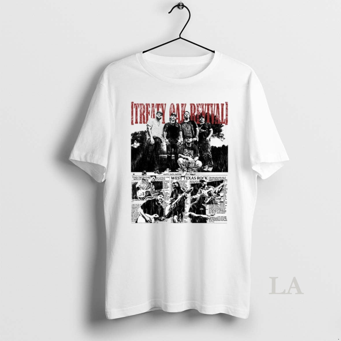 Original Treaty Oak Revival Newspaper T-Shirts, Hoodie, Sweatshirt | TeeBloomCo.com