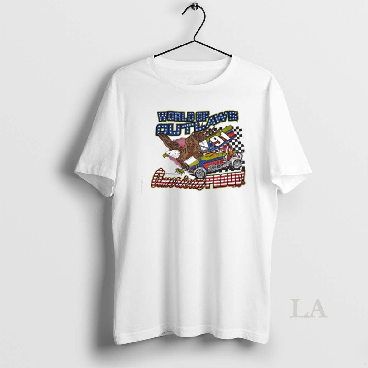 Original World Of Outlaws American Proud Eagle Car T-Shirts, Hoodie, Sweatshirt | TeeBloomCo.com