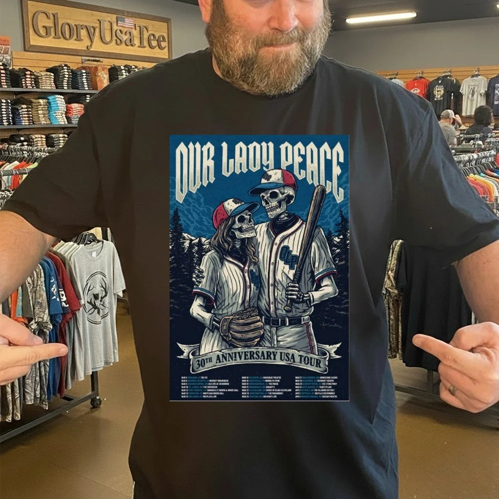Our Lady Peace 2026 30th Anniversary USA Tour Poster Shirt