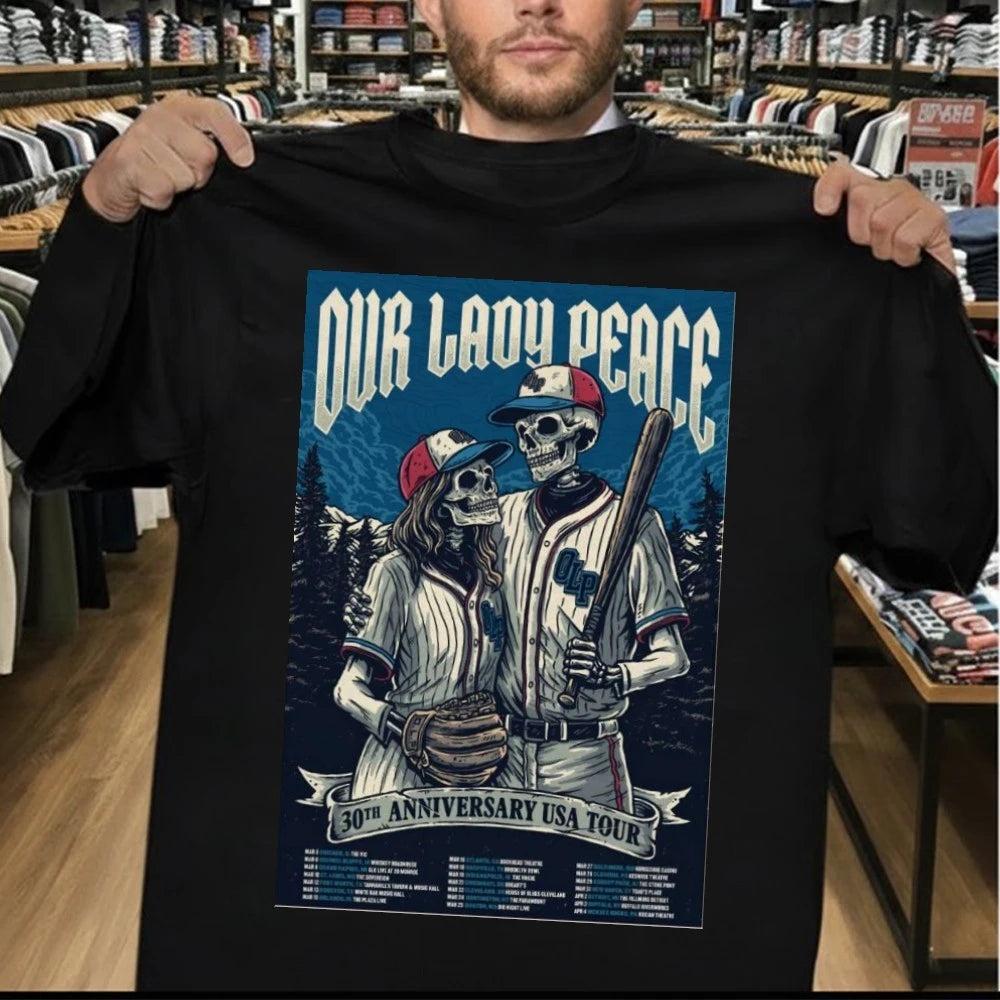 Our Lady Peace 2026 30th Anniversary USA Tour Poster Shirt