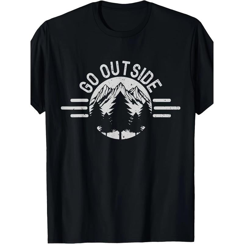 Outdoor T-shirt Nature Hiking Camping Forest Gift T-shirt Made in USA Hoodie, Sweatshirt | TeeBloomCo.com