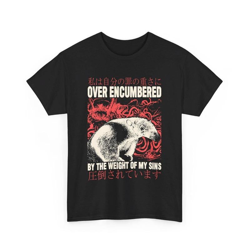 Over Encumbered Anteater T-Shirt Hoodie, Sweatshirt | TeeBloomCo.com