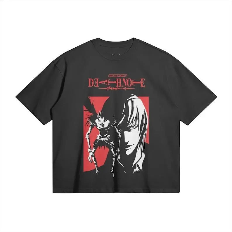 #Oversized #Death Note T-Shirt - Ryuk #and Light_1_1 Sweatshirt, #Hoodie, Comfort Colors | TeeBloomCo.com