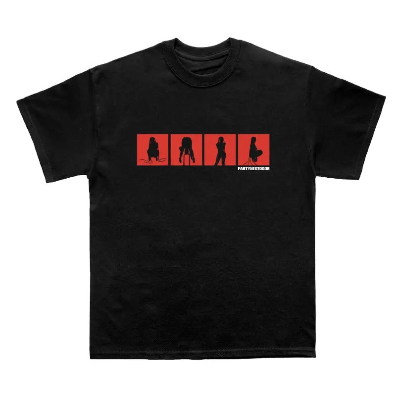 PARTYNEXTDOOR 4 Black Logo T-shirt Classic Cotton Hoodie, Sweatshirt | TeeBloomCo.com